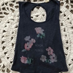 Hollister cross-back tank top